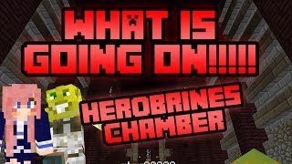 Herobrines Chamber  WHAT IS GOING ON w LDShadowLady [upl. by Ahsimet]