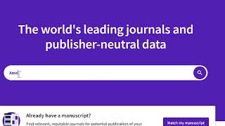 Finding Journal Impact Factors from JCR [upl. by Amar41]