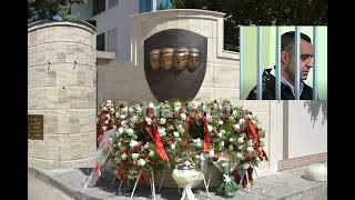 Hiqet memoriali për 4 policët e vrarë nga Dritan Dajti në Durrës u inaugurua 1 muaj më parë [upl. by Theta]