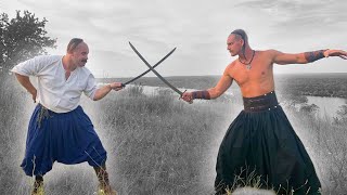 Cossacks Sword Fighting Козацький Бій на Шаблях [upl. by Aynotal528]