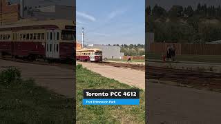 Toronto PCC Car 4612  Fort Edmonton Park [upl. by Assenar]