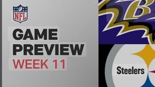 Ravens vs Steelers Final Score Prediction for NFL Week 11 Who Wins AFC North Battle [upl. by Wylde560]