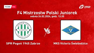 SPR Pogoń 1945 Zabrze  MKS Victoria Świebodzice finał [upl. by Fionnula946]