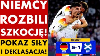 NIEMCY ROZBILI SZKOCJÄ EURO 2024 RUSZYĹO POKAZ SIĹY I DEKLASACJA [upl. by Rapsac]