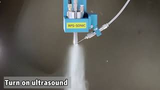 How does the ultrasonic spray nozzle work [upl. by Rahs]