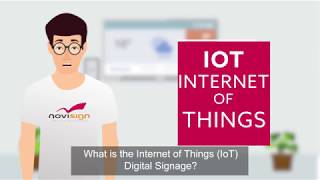 Discover the Internet of Things digital signage IoT digital signage [upl. by Giles]