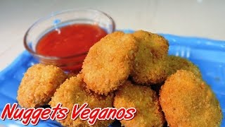 RECETA FACIL DE NUGGETS VEGANOS  RECETA VEGANA  RICARDO RENTERIA [upl. by Arodnahs347]