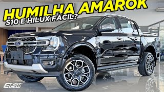 NOVA FORD RANGER LIMITED 2024 COM KIT DESTRÃ“I A CONCORRÃŠNCIA POTENTE EQUIPADA E SEGURA DE TODAS [upl. by Tutankhamen]