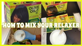 HOW TO MIX YOUR RELAXER  RELAXER YOUR 4C HAIR  AMIFULLEST [upl. by Litton]