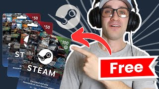 Tutorial How to Get Real STEAM Gift Card Codes FOR FREE 100 Gift Cards No CC Required [upl. by Curry954]