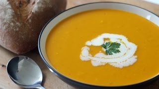 Roasted Pumpkin Soup Recipe [upl. by Oznarol964]