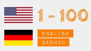 Zahlen von 1 bis 100 auf  Englisch  Deutsch [upl. by Bork]