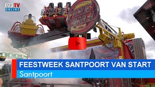 Feestweek Santpoort van start [upl. by Nauqit]