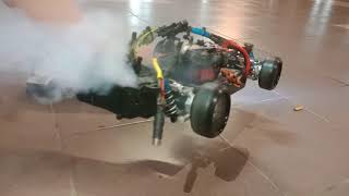 Rc drift  setting up backfire to Tamiya tt01D [upl. by Hseyaj]