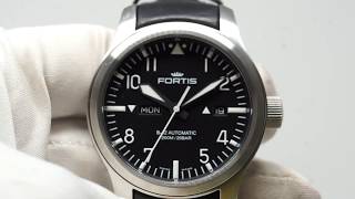 Fortis B42 Flieger Day Date Automatic 42mm 6551011 [upl. by Odell]