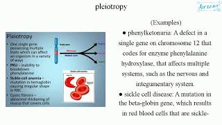 pleiotropy English  Medical terminology for medical students [upl. by Nylleoj]