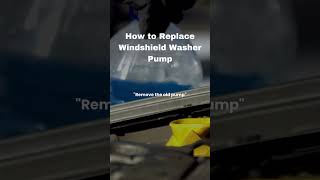 How to Replace Windshield Washer Pump [upl. by Quint]