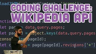 Coding Challenge 75 Wikipedia API [upl. by Fesuoy301]