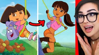 Amazing Cartoon Character Glow Up Transformations [upl. by Curran]