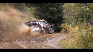 WRC Wales Rally GB 2018 ACTION  EvoStudio [upl. by Ravid644]