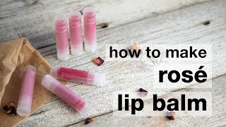 How to Make DIY Rosé Lip Balm [upl. by Leugimesoj]