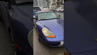 sally carrera spec 💙 cars porsche dubai rain [upl. by Ettesil6]