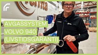 Avgassystem Volvo 940 med livstids garanti [upl. by Enilorac]