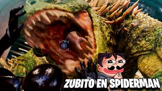 ZUBITO SE ENFRENTA A EL LAGARTO EN SPIDERMAN PS5 [upl. by Nameerf540]