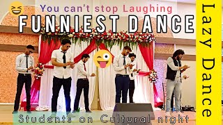 Lazy Dance • Funny Lyrical Dance • Expressionless Dance  You cant stop Laughing SHANCON Nepal [upl. by Jonme]