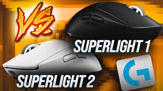 Logitech G Pro X Superlight VS Superlight 2  Análise Completa  Unboxing [upl. by Ramed338]