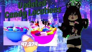 All Updated Royallaween 2024 Candy Bowl Locations in Royale High [upl. by Cortney]