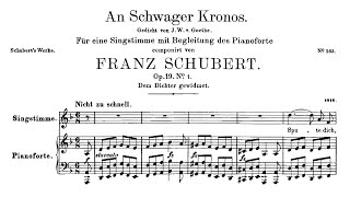 Schubert An Schwager Kronos D369  Hermann Prey 1969  Philips 6573 010 [upl. by Anyd]