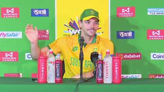 Tristan Stubbs after Marchwinning 47  2nd T20I  Proteas vs India [upl. by Delanie]