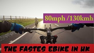 20KW  20 000W most powerful and fastest ebike in UK 80mph First test [upl. by Press13]