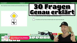 Führerschein 30 Originale Prüfungsfragen0 Fehler👌🔥 [upl. by Hillyer]