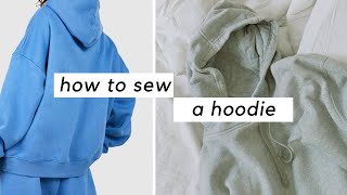 HOW TO SEW A HOODIE FROM SCRATCH  PATTERN TUTORIAL  QUICKEST WAY TO DRAFT HOODIE PATTERN [upl. by Jeniffer546]