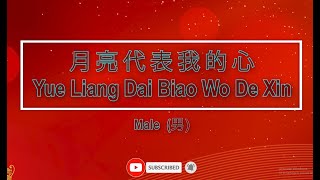 月亮代表我的心 【卡拉OK 男】《KTV KARAOKE》  Yue Liang Dai Biao Wo De Xin Male [upl. by Hertberg]