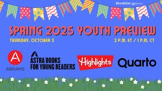 Booklists Spring 2025 Youth Preview [upl. by Rodrich]