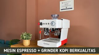 MESIN KOPI ESPRESSO MURAH KITSILANO DILENGKAPI COFFEE GRINDER BERKUALITAS [upl. by Zoltai99]