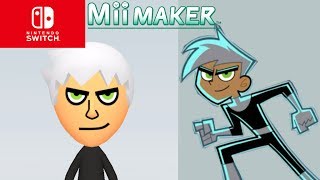 Mii Maker How To Create Danny From Danny Phantom Switch [upl. by Demetria]