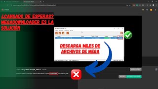 ¡Descarga TODO de MEGA al INSTANTE ⚡ MegaDownloader [upl. by Vedette]