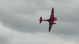 Stunning de Havilland DH 88 Comet display at the Military Air Show Old Warden [upl. by Swarts118]