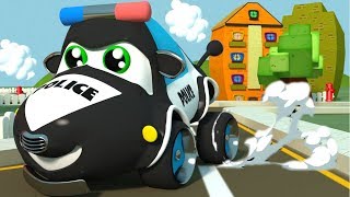 The Wheels on the Police Car Part 2  Catching the Weasel Robber  Kids Rhyme from SmartBabySongs [upl. by Batruk]