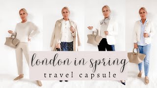 London in Spring Travel Capsule Wardrobe [upl. by Steffane571]