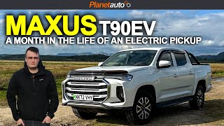 Maxus T90 EV Pickup £25k A month with an Electric Pickup [upl. by Ardnasella]