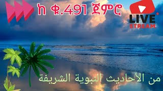 ከ ቁ491 ጀምሮ ያሉ ሀዲሶች Quran amphadis الأحاديث من كتاب رياض الصالحين [upl. by Llerrah650]