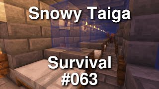 Minecraft Snowy Taiga Survival  063 [upl. by Yenial]