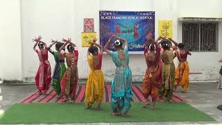 Aigiri Nandini  Dance Performance on Dandiya Fest 2024  BDPS [upl. by Nevah]