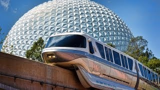 Walt Disney World Monorail to Epcot 2013 HD POV Ride through [upl. by Kemppe]