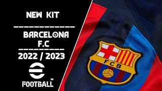 PES 2013  New Kit • Barcelona Fc • 2022  2023 • HD [upl. by Rodriguez]